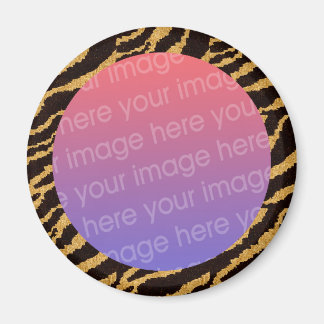 Tijgerstrepen foto lijst magneet