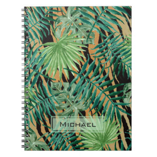 Tijgerstrepen Jungle Camouflage Persoonlijk Notitieboek