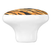 Tijgerstrepen Keramische Knop (Zijkant)