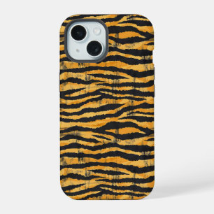 Tijgerstrepen Klassiek Patroon iPhone 15 Case