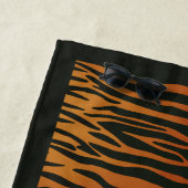 Tijgerstrepen met rand badhanddoek (In situ)