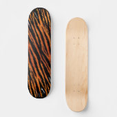 Tijgerstrepen  persoonlijk skateboard (Voorkant)