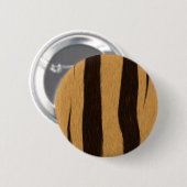 Tijgerstrepen Ronde Button 5,7 Cm (Voorkant /achterkant)