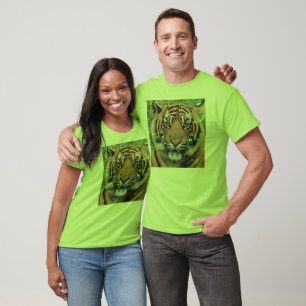 Tijgerstrepen Safari Jungle Kat Dier T-shirt