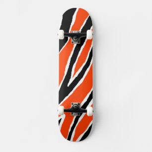Tijgerstrepen Skateboard