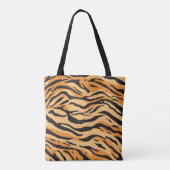 Tijgerstrepen Tote Bag (Achterkant)