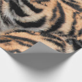 Tijgerstrepenpatroon Cadeaupapier (Hoek)