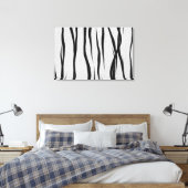 Tijgerstrepenpatroon. Canvas Afdruk (Insitu (Slaapkamer))