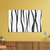 Tijgerstrepenpatroon. Canvas Afdruk (Insitu (Woonkamer))