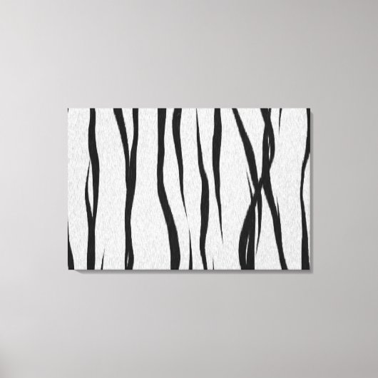 Tijgerstrepenpatroon. Canvas Afdruk (Voorkant)