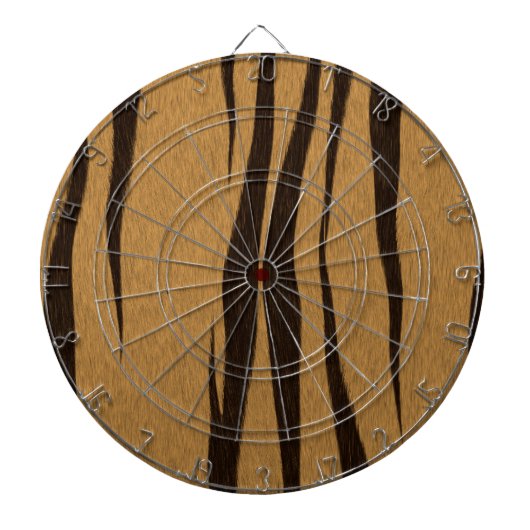 Tijgerstrepenpatroon Dartbord (Voorkant)