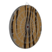 Tijgerstrepenpatroon Dartbord (Voorkant Links)