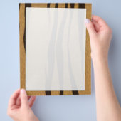 Tijgerstrepenpatroon Flyer (Hand)