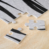 Tijgerstrepenpatroon Legpuzzel (Zijkant)