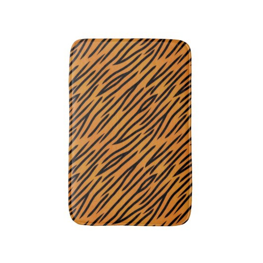tijgerstripe patroonpatroon badmat (Voorkant Verticaal)
