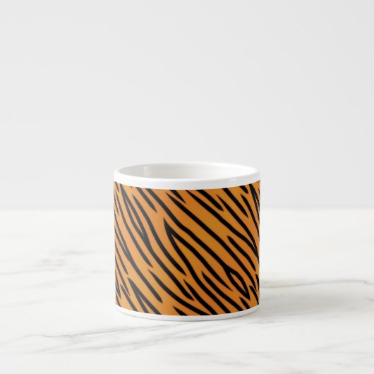 tijgerstripe patroonpatroon espresso kop (Voorkant)