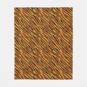 tijgerstripe patroonpatroon fleece deken (Voorkant)