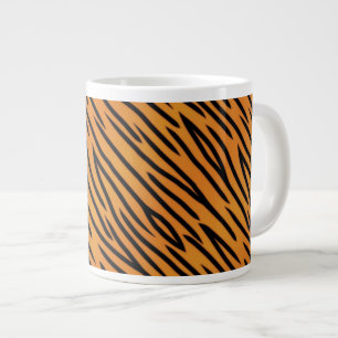 tijgerstripe patroonpatroon grote koffiekop