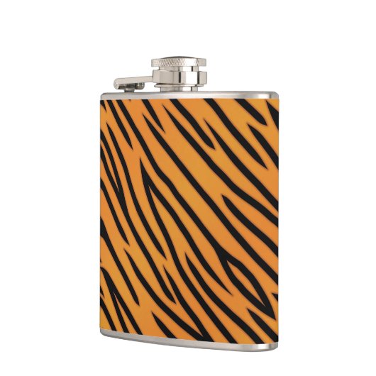 tijgerstripe patroonpatroon heupfles (Links)