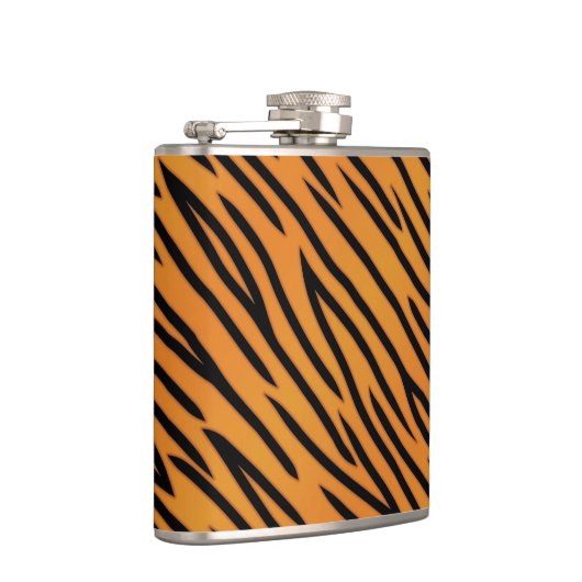 tijgerstripe patroonpatroon heupfles (Rechts)