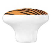 tijgerstripe patroonpatroon keramische knop (Zijkant)