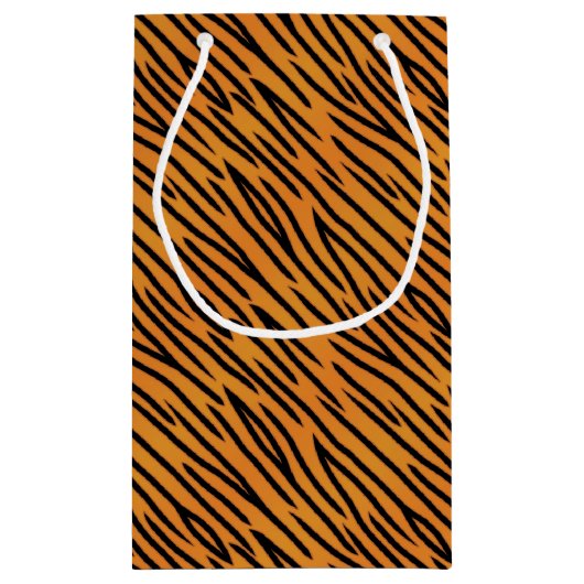 tijgerstripe patroonpatroon klein cadeauzakje (Achterkant)