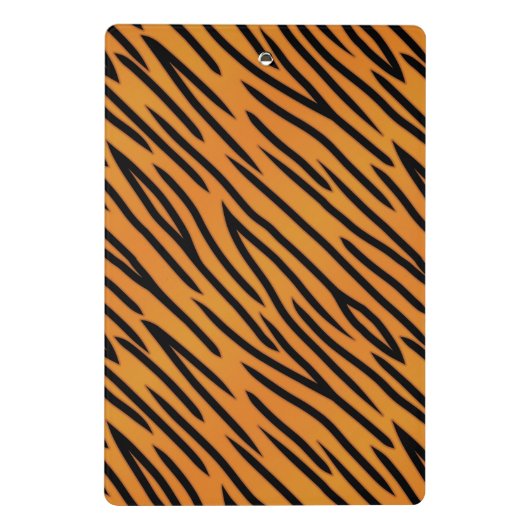 tijgerstripe patroonpatroon mini klembord (Achterkant)