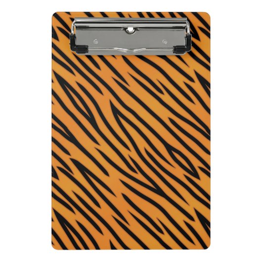tijgerstripe patroonpatroon mini klembord (Voorkant)