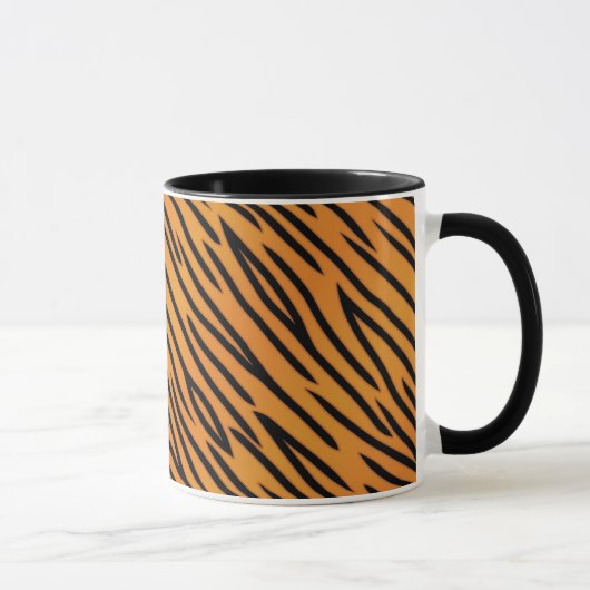 tijgerstripe patroonpatroon mok (Rechts)