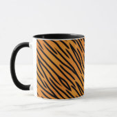 tijgerstripe patroonpatroon mok (Links)
