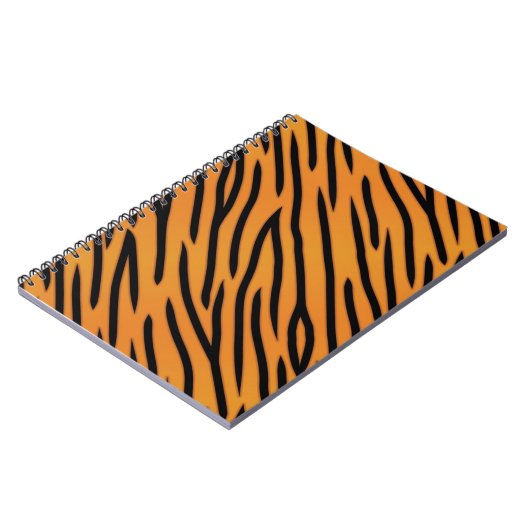 tijgerstripe patroonpatroon notitieboek (Linkerzijde)