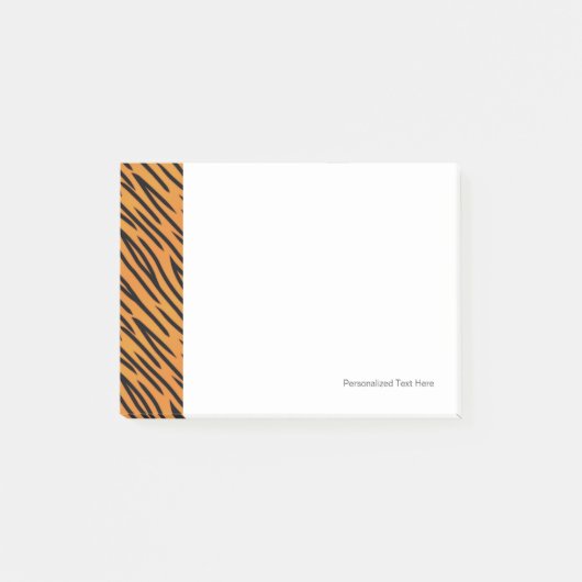 tijgerstripe patroonpatroon post-it® notes (Voorkant)