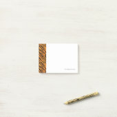 tijgerstripe patroonpatroon post-it® notes (Op bureau)