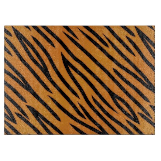 tijgerstripe patroonpatroon snijplank (Voorkant)