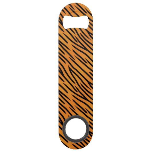 tijgerstripe patroonpatroon speed flessenopener (Voorkant)