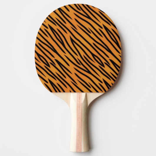 tijgerstripe patroonpatroon tafeltennisbatje (Voorkant)