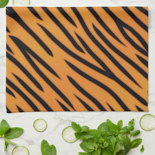 tijgerstripe patroonpatroon theedoek (Gevouwen)