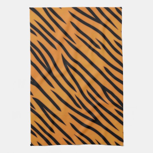 tijgerstripe patroonpatroon theedoek (Verticaal)