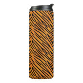 tijgerstripe patroonpatroon thermosbeker (Gedraaid links)