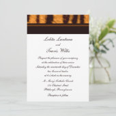 Tijgerstripe weddenschappen kaart (Staand voorkant)