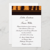 Tijgerstripe weddenschappen kaart (Voorkant / Achterkant)