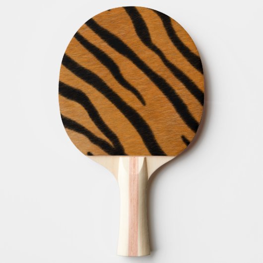 Tijgerstripes — Exotic Animal Print Tafeltennisbatje (Voorkant)