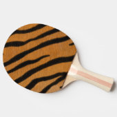 Tijgerstripes — Exotic Animal Print Tafeltennisbatje (Zijkant)