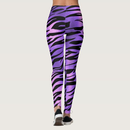 tijgerstripes — Metaal Leggings (Achterkant)
