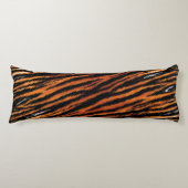 tijgerstripes Wilde Dierenpatroon Lichaamskussen (Voorkant)