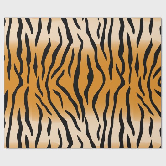 tijgerstripestiment cadeaupapier (Vlak)