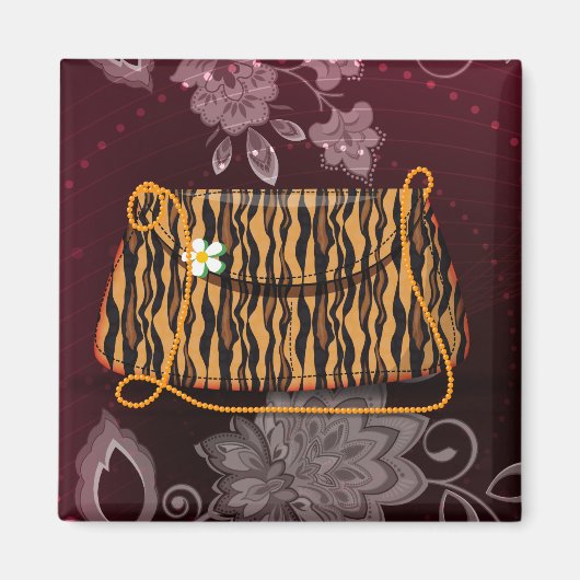 tijgerstripestiment magneet (Voorkant)