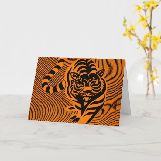 tijgerstrippenkaart kaart (Gele Bloem)