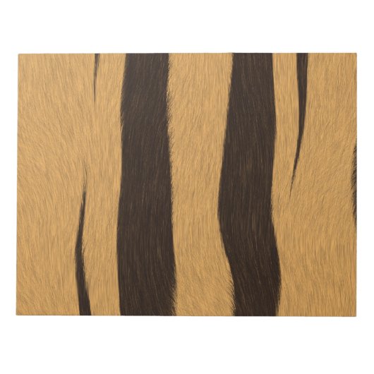 Tijgerstrips Patroon. Notitieblok (Voorkant)