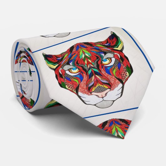 TijgerStropdas Stropdas (Opgerold)